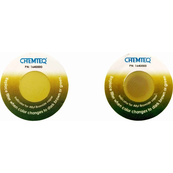 Chemteq Filter Change Indicator Sticker for Allyl Bromide 164-0000